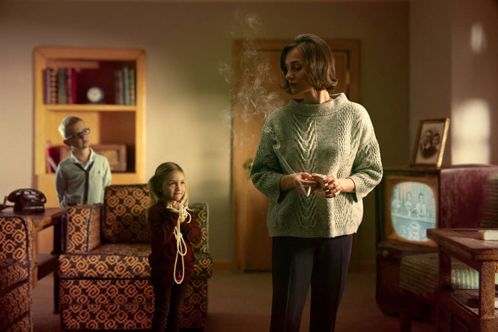 Queen for a Day (2016-2020) from the series My Childhood Reassembled by richard tuschman